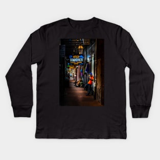 Holy Smoke Bourbon Street Kids Long Sleeve T-Shirt